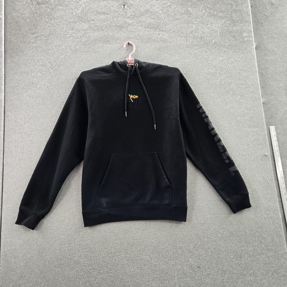 Shoe Palace x Bob Marley Men Hoodie L Black Logo Embroidery Graphic